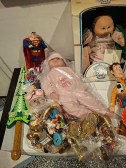 Box full of toys take all $75