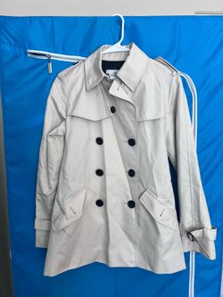 Coach Solid Short Trench Coat