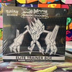 Pokemon S&M Burning Shadows Elite Trainer Box Sealed 