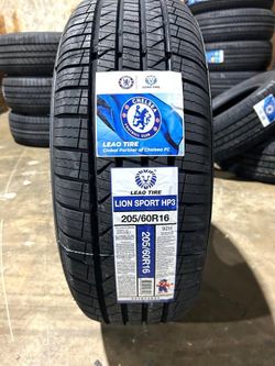 4 New P2056016 Leao tires with free Installation 205-60-16