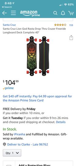 Santa Cruz Rasta Tribe Cruzer Complete Skateboard - 8.5in X 30.67in