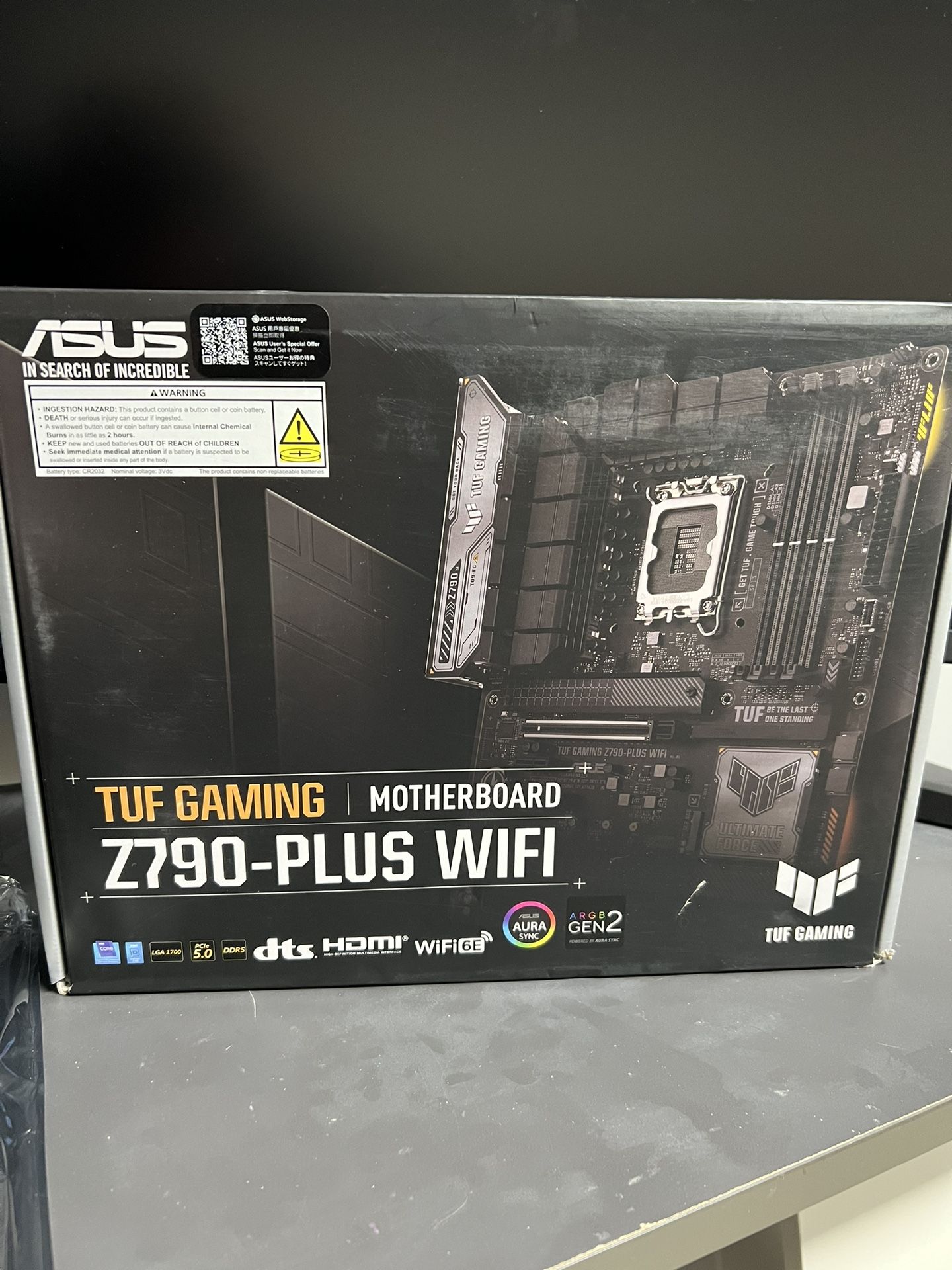 OPEN BOX!!! ASUS TUF Z790-Plus WiFi LGA 1700 ATX DDR5 Gaming Motherboard
