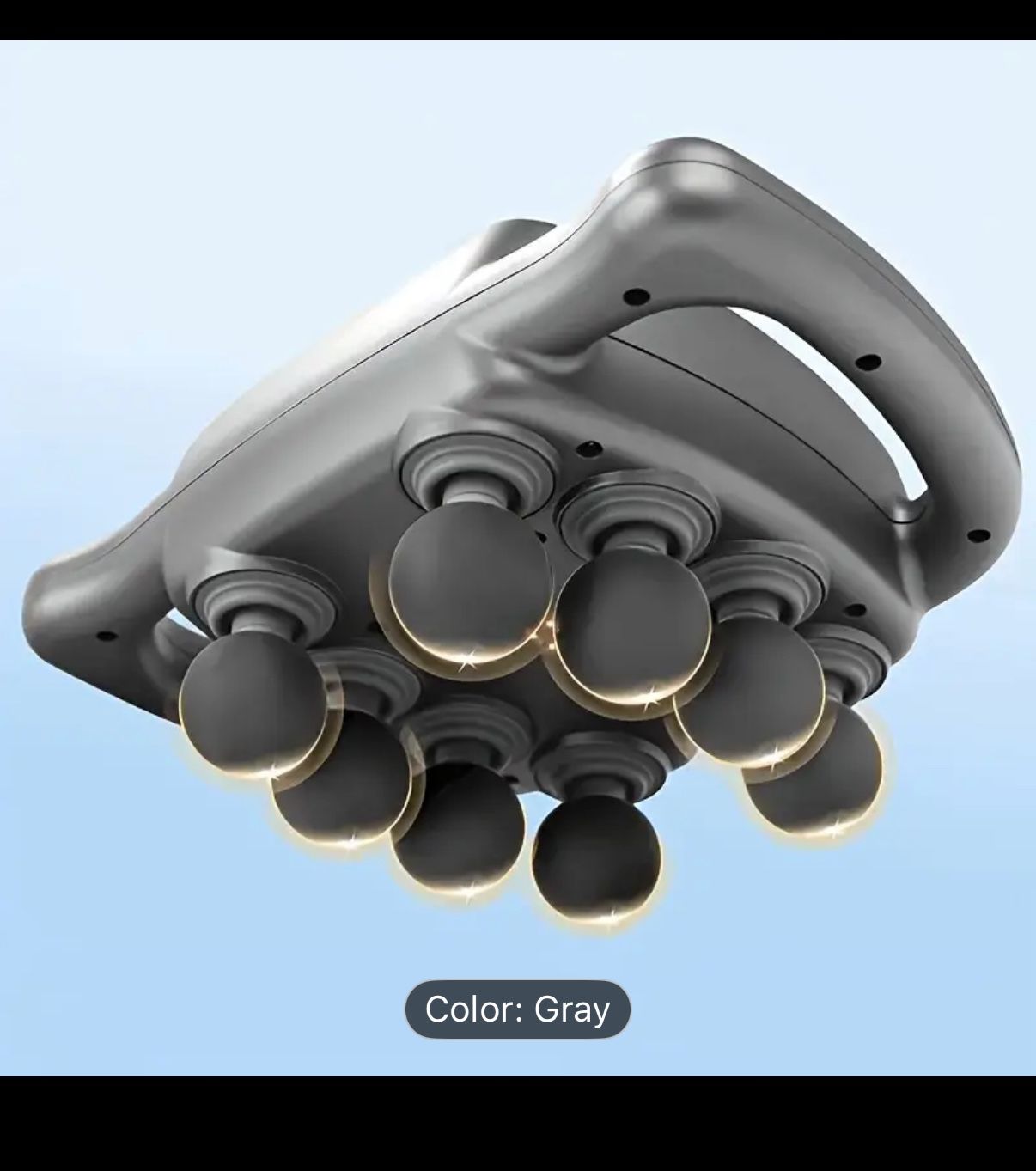 Myofascial Massage Gun, Muscle Massager, 8 Massage Heads, Powerful Power, USB Deep Tissue Massager for The Entire Body Including Feet, Legs, Waist, Ba