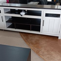 Xl White Tv Stand 