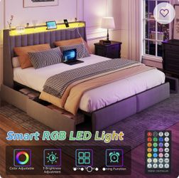 Queen size bed frame