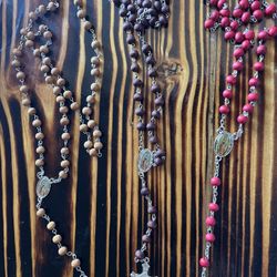 Wood Rosario’s De La Virgen De Guadalupe 