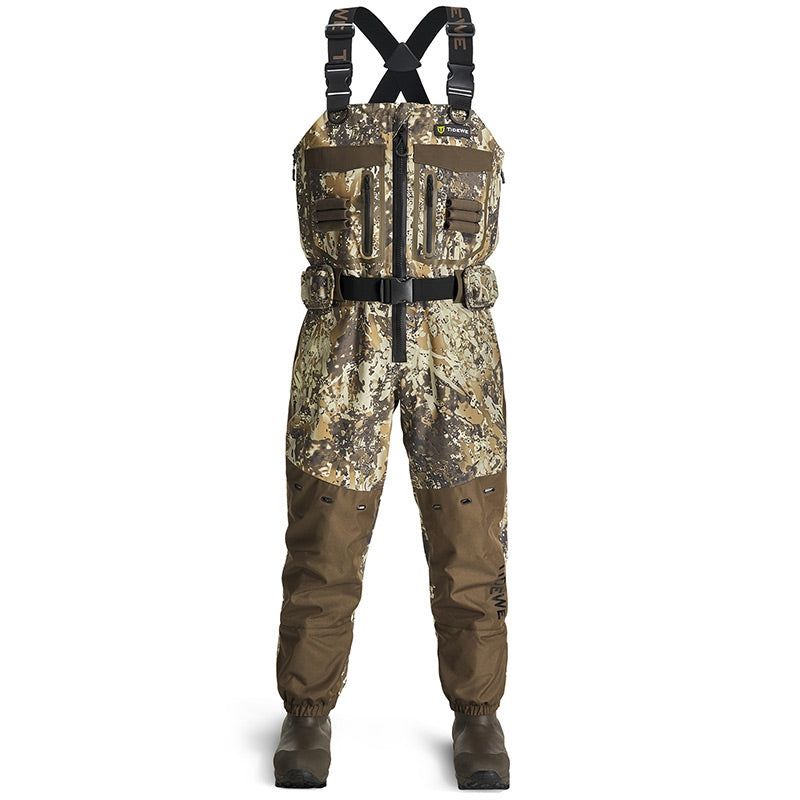 (size 13 )TideWe DeepWade Zip Waders Duck Hunting Breathable Chest Waders