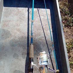 Shimano Spinning Reel And Rod Used 