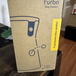 Furbo 360° Dog Camera: Pet Security Cam w/Barking Alerts, Rotating View, Treat Toss w/Phone App