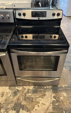 Kenmore Range Oven Stove Stainless Steel With Slide in
