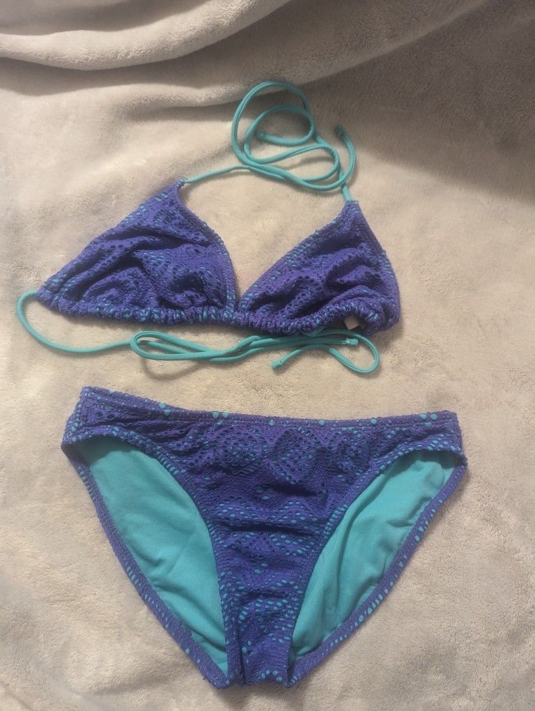 Purple/Aqua Blue Bikini