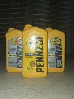 Pennzoil 3 for $25
