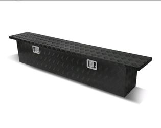 69 x 12 x 13.75 inches DNA Motoring Aluminum Pickup Truck Trunk Bed Tool Box with Lock