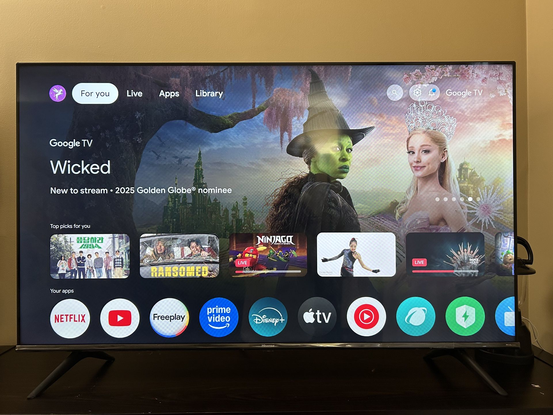 Hisense 50” Smart TV