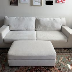 Sofa/couch And Ottoman