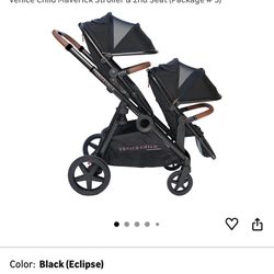 Double Stroller! Like New, Car Seat Not Included But Adapters YES