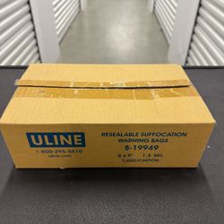 📦 ULINE 6x9 Resealable Poly Bags 1,000 Count - 1.5 Mil 🔒  $40 each or $150 for all 4 cartons