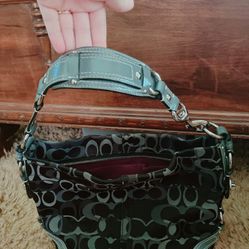 GENUINE Coach Signature 'Carly Hobo' Purse 