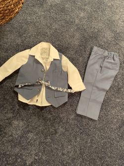 Grey suit for infant