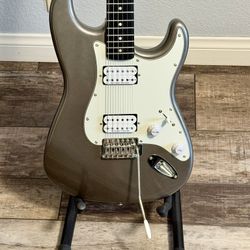 Partscaster Strat-Style HH Guitar – Dark Metallic / Seymour Duncan Pickups + Gig Bag