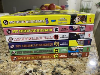 my Hero academia Vol. (19,20,21,22,23) + Vol 1 School Briefs
