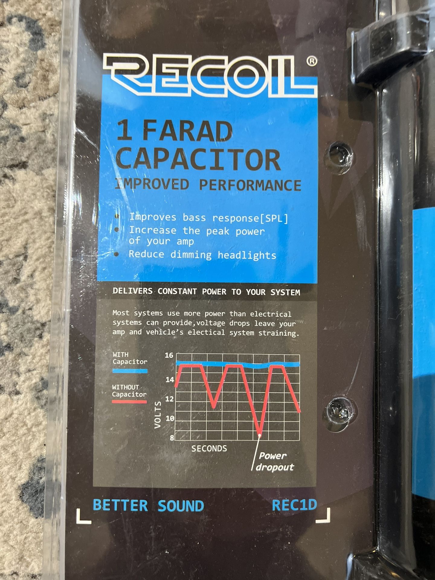 1 Farad Car Audio Capacitor for Sale in San Antonio, TX OfferUp