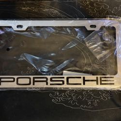 Porsche License Plate Frame 