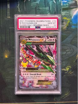 Mega Rayquaza ex Celebrations PSA 10