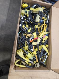 Yellow connectors for car bags air