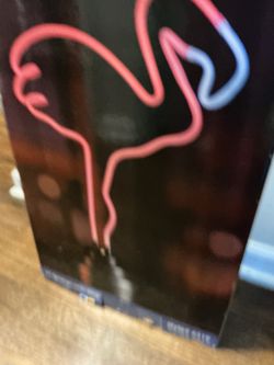 Home collection, 17” flamingo neon light, New never been opened
