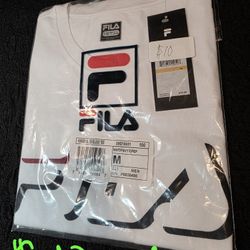 Men Clothing Fila Brand Tee Shirt 