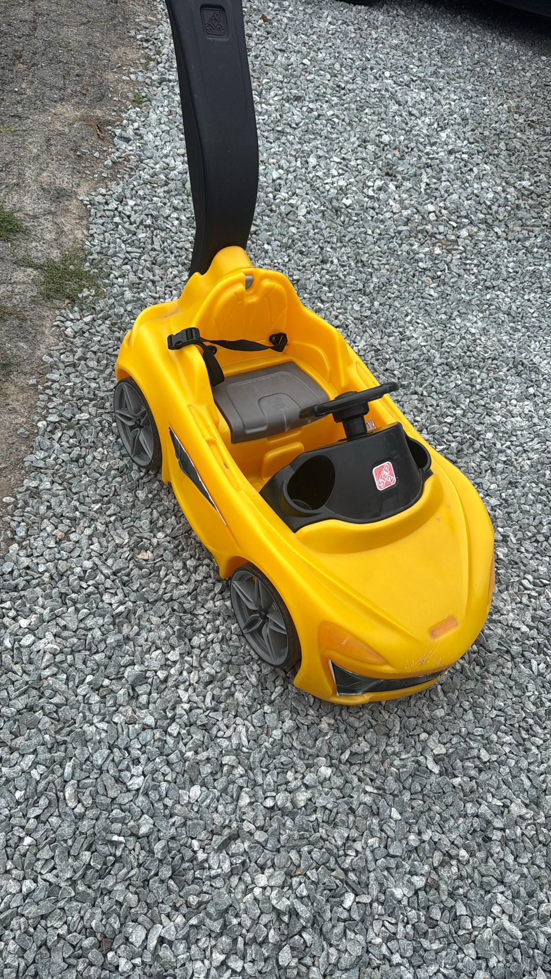 Kids Yellow Pushing Car Great For Kids And Tons Of Fun For Long Walks And Going To Store