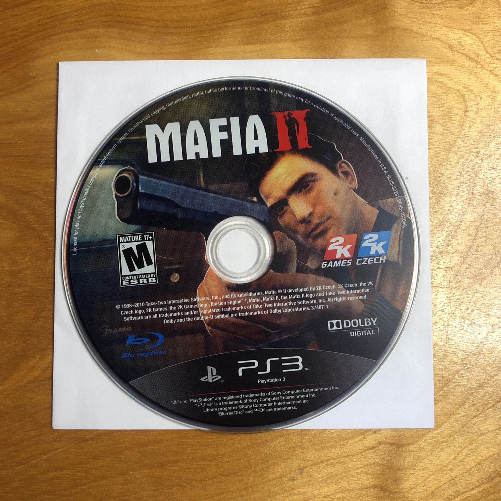 PlayStation 3 / PS3 - Mafia 2