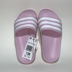 Adidas Adilette Aqua Slides Pink Size 13K