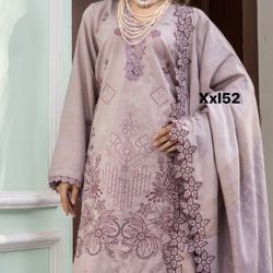 Dhanak Embroidered Dresses 