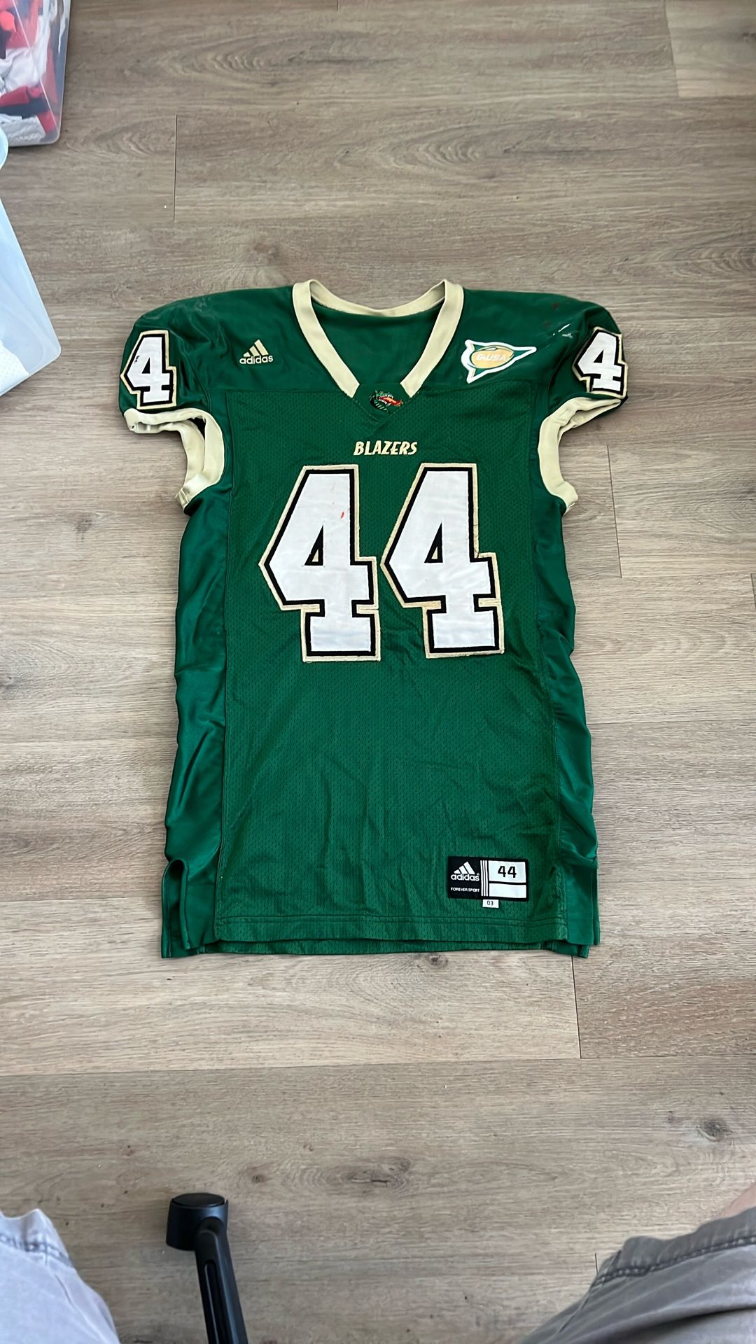 2003 UAB Blazers Game Used Football Jersey