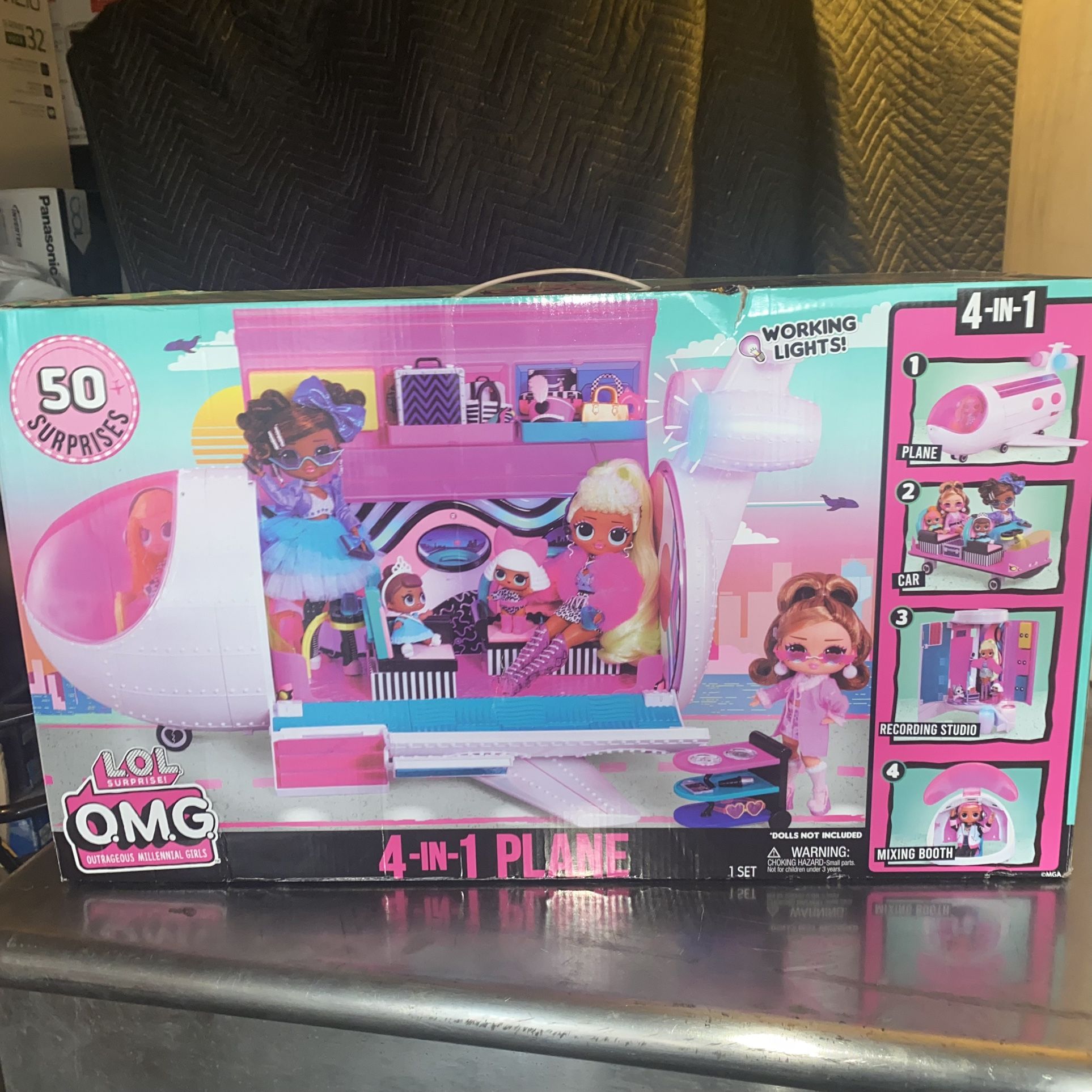 LOL SURPRISE OMG 4 In 1 Plane