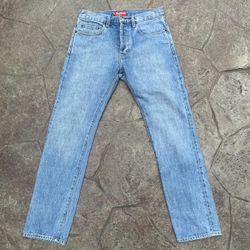 Supreme Light Wash Denim Jeans