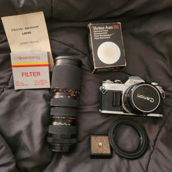 Canon AE-1 And Accessories