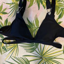 OVERALL Black Bikini top 