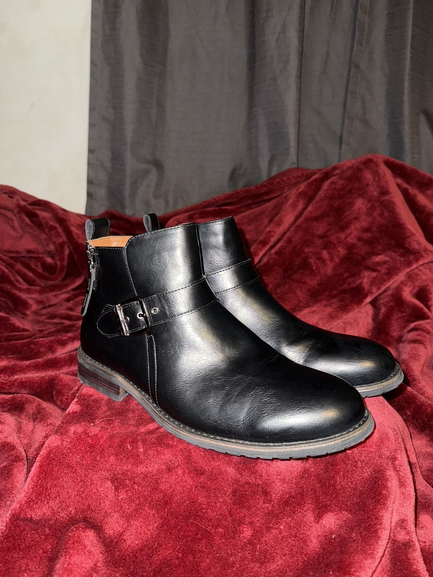 Ferro Aldo Men's Casual Zipper Motorcycle Ankle Combat Classic Chelsea Boots Men’s Size 10