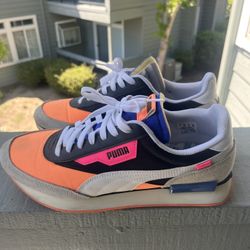 Puma Blue & Orange Shoes