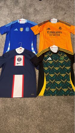 Authentic Soccer Jerseys: Men Size Large