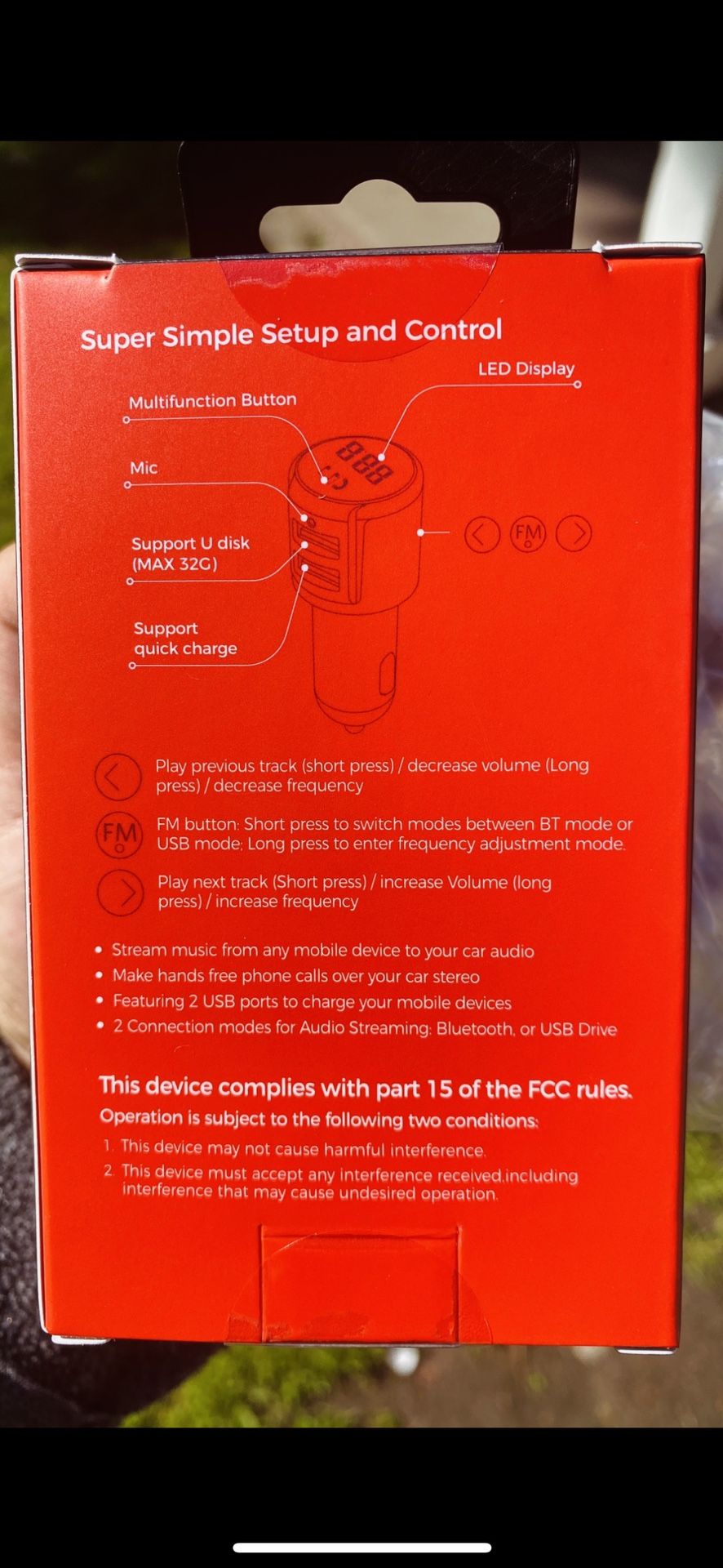 Bluetooth Fm Transmitter