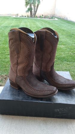 Boats vaqueras suela de vaqueta size 9 ..28 mx solo una puesta