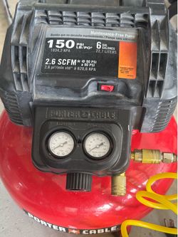 6 Gal. 150 PSI Portable Electric Pancake Air Compressor