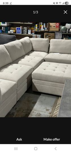 Modular Sectional Sofa Couch With Storage