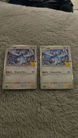 Lugia Pokémon Card 121/128 x2