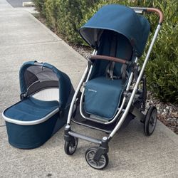 Uppababy  Vista V2 Stroller and Bassinet 