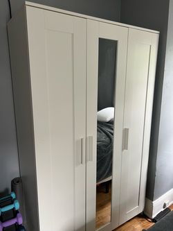 White IKEA Armoire/Cabinet